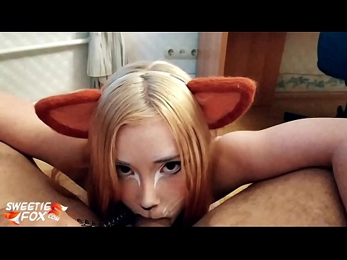 ❤️ Kitsune sväljer kuk och sperma i munnen ❤️ Högkvalitativ porr at us ❌
